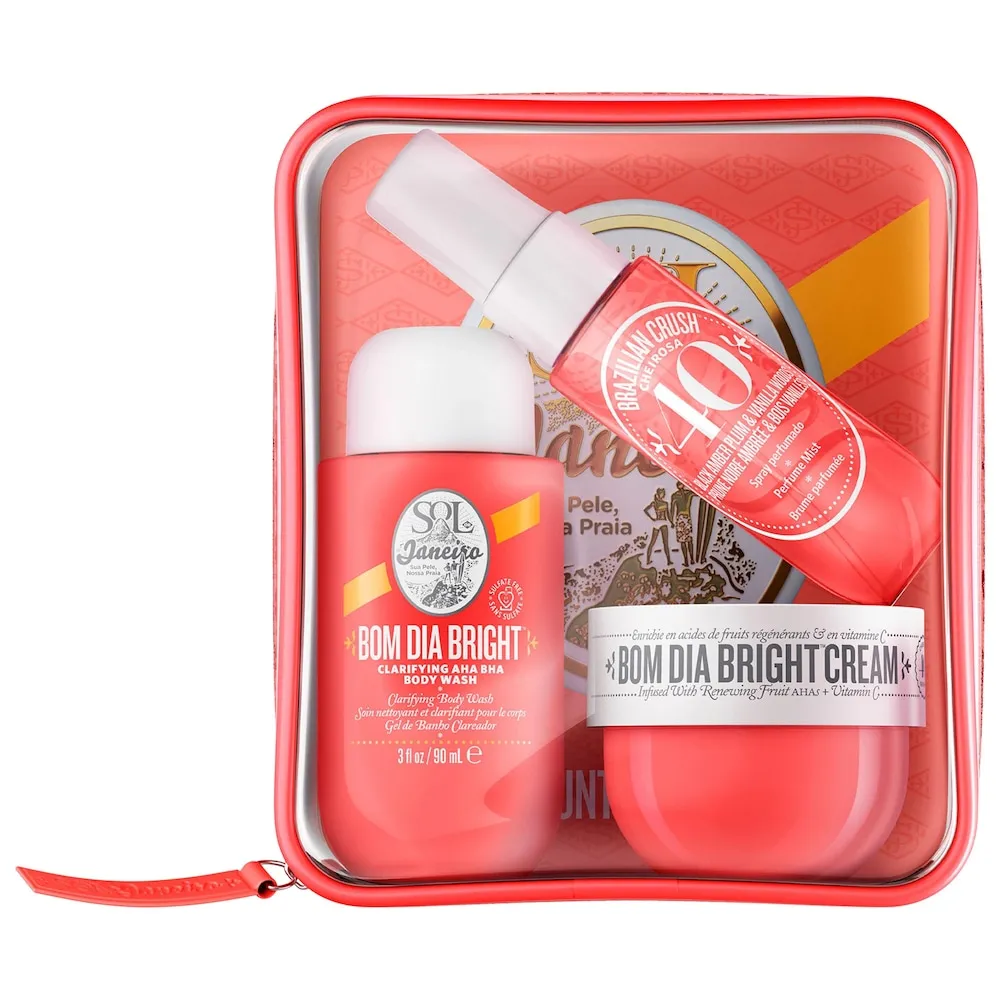 Набір для догляду за тілом Sol de Janeiro Bom Dia Bright™ Jet Set