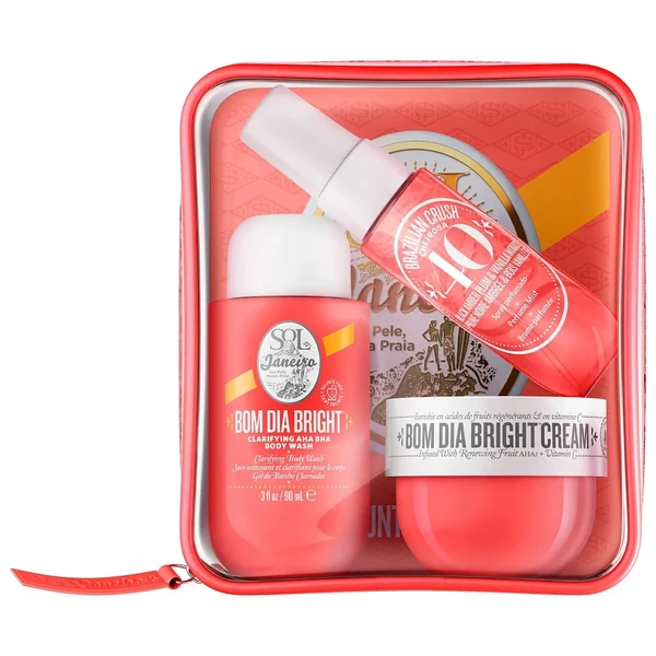Набір для догляду за тілом Sol de Janeiro Bom Dia Bright™ Jet Set