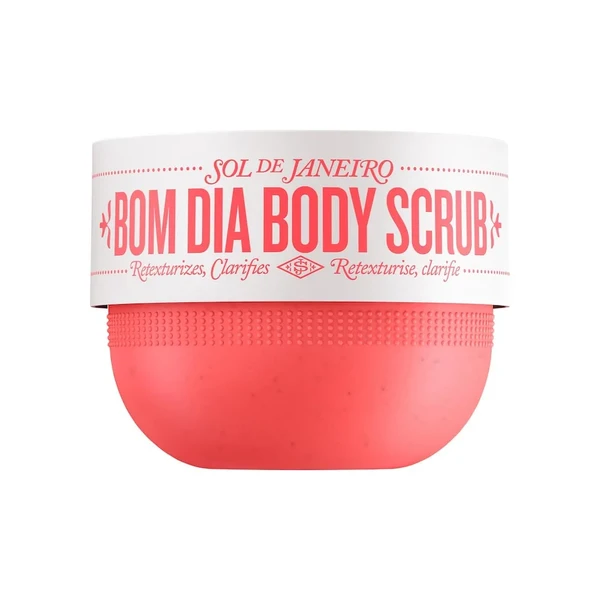 Оновлюючий скраб для тіла Sol de Janeiro Bom Dia Body Scrub 10% AHA BHA Resurfacing Complex + Crushed Maracujá Seeds 7.8 oz / 220 g