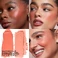 Румяна крем-пудра PATRICK TA Major Headlines Double-Take Crème & Powder Blush Duo Co Size 0.21 oz crème and 0.14 oz powder / 6 g crème and 4 g powderlor: She's the Moment (soft tangerine) - golden peach - Фото 3