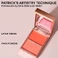 Румяна крем-пудра PATRICK TA Major Headlines Double-Take Crème & Powder Blush Duo Co Size 0.21 oz crème and 0.14 oz powder / 6 g crème and 4 g powderlor: She's the Moment (soft tangerine) - golden peach - Фото 5