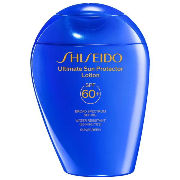 Лосьйон для обличчя та тіла Shiseido Ultimate Sun Protector Face and Body Lotion Sunscreen SPF 60+ Size: 5.07 oz / 150 ml