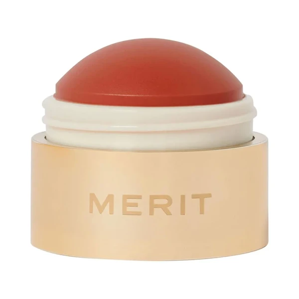 Кремові румяна MERIT Flush Balm Cream Blush Color: Persimmon - soft orange red Size 0.31 oz / 9 g
