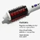 Інфрачервона термощітка для волосся BondiBoost Infrared Heated Thermal Round Brush - Фото 6