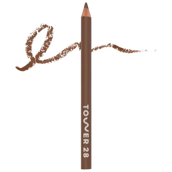 Кремовый карандаш для губ, глаз, щек Tower 28 Beauty OneLiner Lip Liner + Eyeliner + Cheek Pencil Color: Color Me Fine - taupey brown Size 0.04 oz / 1.14 mL