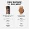 Жидкий кремовый бронзер Saie Dew Bronze Soft-Focus Sculpting Liquid Bronzer Color: Spritz - light-medium to tan with neutral undertones Size .4 oz - Фото 11
