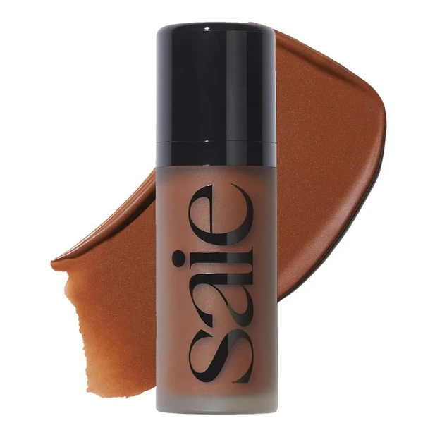 Жидкий кремовый бронзер Saie Dew Bronze Soft-Focus Sculpting Liquid Bronzer Color: Stinson - tan to deep with warm undertones Size .4 oz