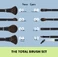 Полный набор кистей для макияжа SEPHORA COLLECTION – The Total Brush Set - Фото 3