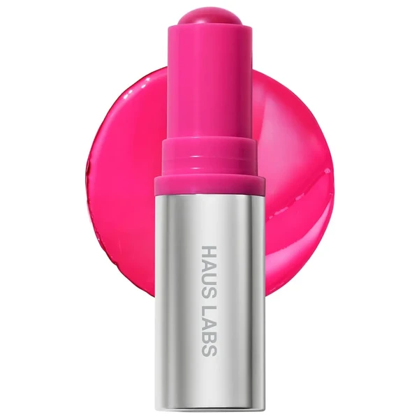 Зволожуючий рум'янець-бальзам HAUS LABS BY LADY GAGA Color Fuse Longwear Hydrating Glassy Lip + Cheek Blush Balm Stick Color: Glassy Pitaya - cool pink Size 0.18 oz / 5 g