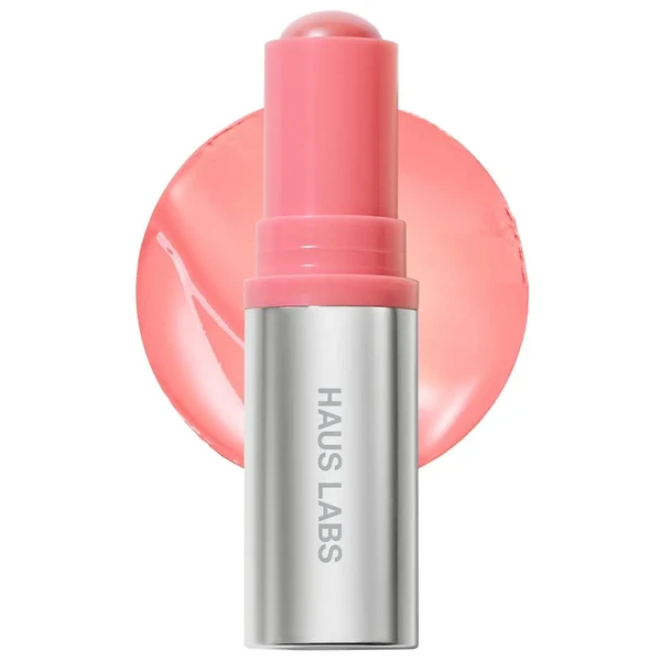 Зволожуючий рум'янець-бальзам HAUS LABS BY LADY GAGA Color Fuse Longwear Hydrating Glassy Lip + Cheek Blush Balm Stick Color: Glassy Pomelo - peach pink Size 0.18 oz / 5 g