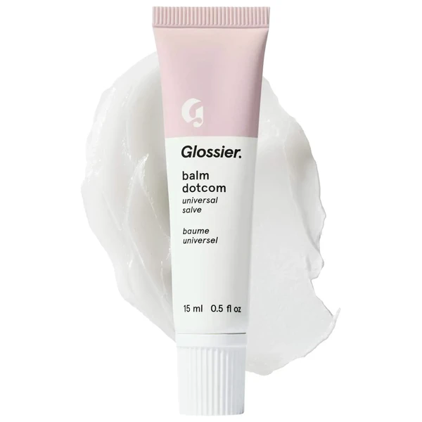 Зволожуючий бальзам для губ Glossier Balm Dotcom Lip Balm and Skin Salve Color: Original - clear Size 0.5 oz / 15 mL