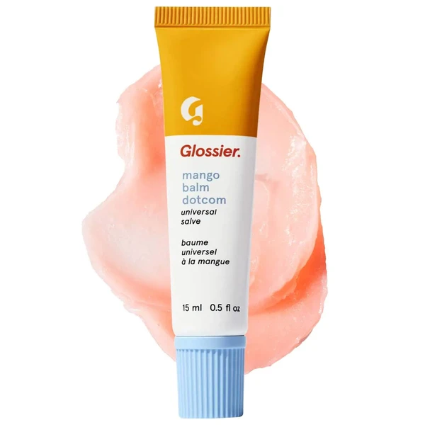 Зволожуючий бальзам для губ Glossier Balm Dotcom Lip Balm and Skin Salve Color: Mango - peachy-rose tint Size 0.5 oz / 15 mL