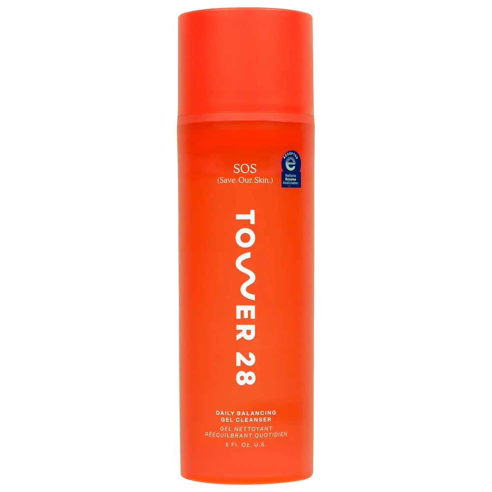 Гель для умывания и снятия макияжа Tower 28 Beauty SOS Gentle Hydrating Gel Cleanser + Makeup Remover Size: 5 fl oz. / 148 ml