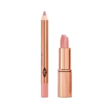Набір для губ Charlotte Tilbury Mini Pillow Talk Lipstick & Liner Set Color: Pillow Talk Fair - cool pink nude