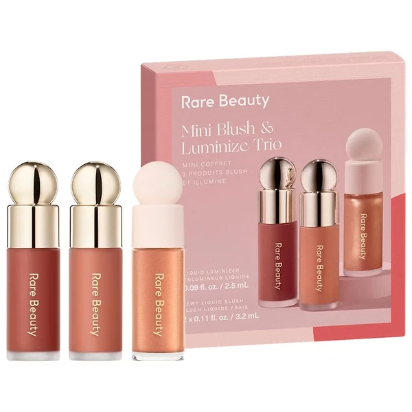 Міні-набір для сяйва шкіри Rare Beauty by Selena Gomez Mini Blush and Luminize Trio Limited Edition