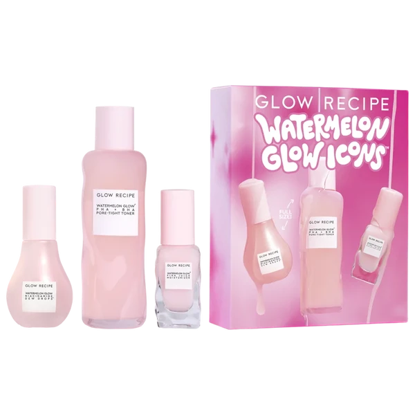 Тріо для сяйва шкіри Glow Recipe Watermelon Glow Icons Kit