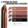 Набір 5-ти міні олівців для губ та очей MAKE UP FOR EVER Mini Artist Color Pencil Lipliner & Eyeliner Kit - Фото 2