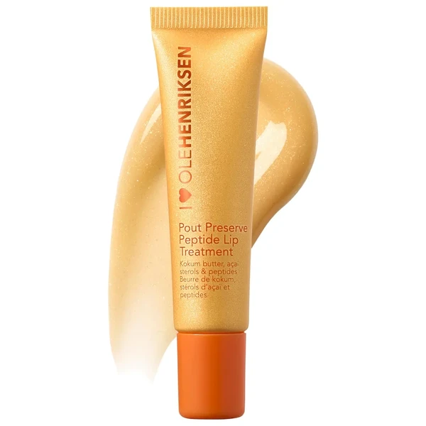 Зволожуючий догляд для губ OLEHENRIKSEN Pout Preserve Hydrating Peptide Lip Treatment Color: Citrus Sunshine Glimmer Size 0.4 oz / 12 ml