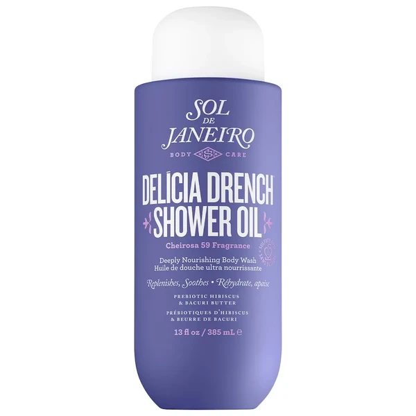 Зволожуючий гель для душу для сухої шкіри Sol de Janeiro Delícia Drench™ Moisturizing Shower Oil for Dry Skin Size: 13 oz / 385 ml