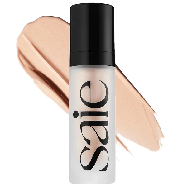 Зволожуючий сяючий гель Saie Glowy Super Gel Lightweight Dewy Multipurpose Illuminator Color: Warmglow - universal soft warm gold Size 1.0 oz