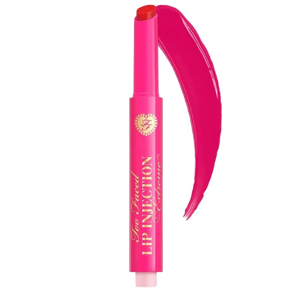 Блеск для губ увлажняющий Too Faced Lip Injection Extreme Plumping Clicks Lip Gloss Color: On Pointe - cherry red Size 0.05 oz / 1.5 g