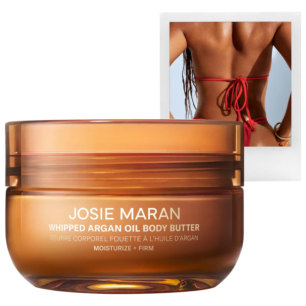 Зміцнювальний аргановий баттер Josie Maran для тіла Golden Hour з амброю та білим мускусом Size: 6 oz / 177 ml