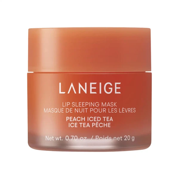 Зволожуюча маска для губ LANEIGE Lip Sleeping Mask Intense Hydration with Vitamin C Color: Peach Iced Tea Size 0.7 oz / 20 g