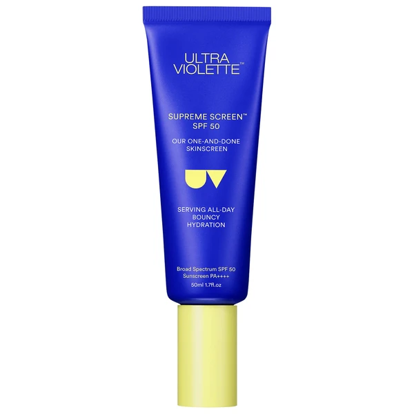 Сонцезахисний зволожувальний крем та праймер для обличчя Ultra Violette Supreme Screen SPF 50 Facial Sunscreen Moisturizer and Primer Size: 1.76 oz / 50 mL