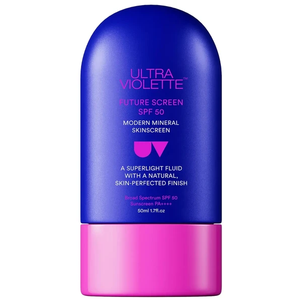 Мінеральна сонцезахисна сироватка для обличчя Ultra Violette Future Screen SPF 50 Mineral Fragrance Free Facial Sunscreen Serum Size: 1.7 fl. oz. / 50 mL