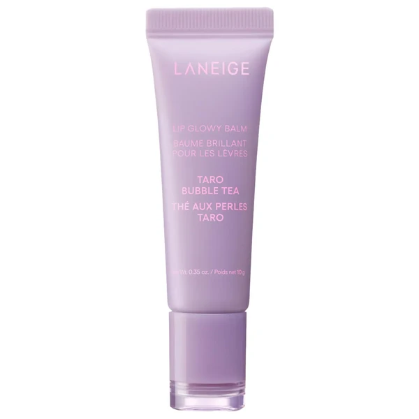 Зволожуючий бальзам для губ LANEIGE Lip Glowy Lightweight Hydration Balm with Shea Butter Scent: Taro Bubble Tea Size 0.35 oz / 10 g