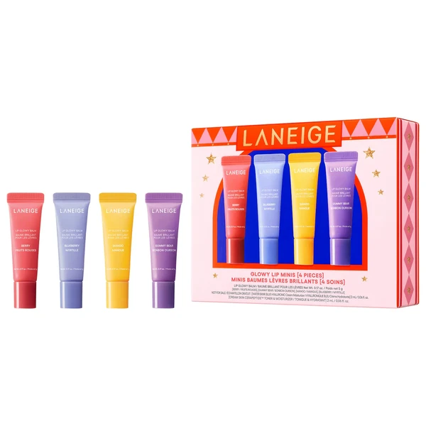 Лімітований набір для губ LANEIGE Mini Lip Glowy Balm Gift Set