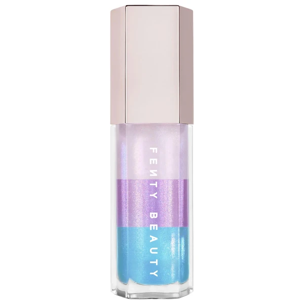Блиск для губ із голографічним ефектом Fenty Beauty by Rihanna у трьох рівнях Gloss Bomb Stackz Color: Unicorn Blizzard Size 0.30 oz/9 mL New / Limited Edition